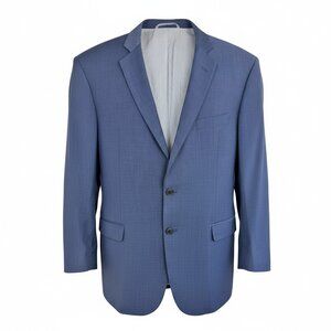 Brooks Brothers Explorer Blue Glen Plaid Wool Blend Regent Fit Blazer